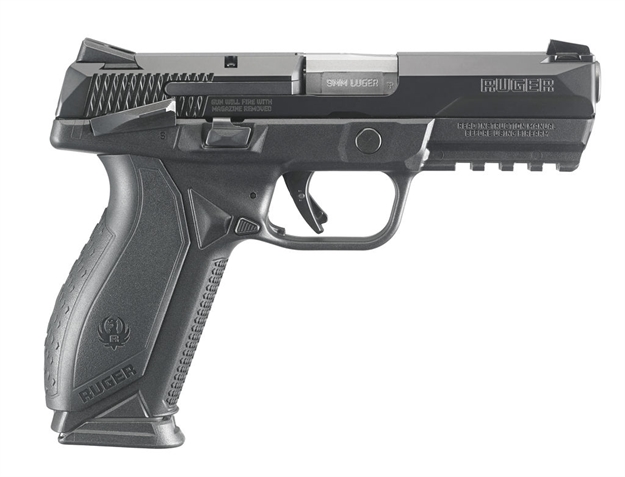 Picture of Ruger American Semi-Auto Pistol, 9Mm, 4.2" Bbl, 17Rnd, Black, Manual Safety 8608