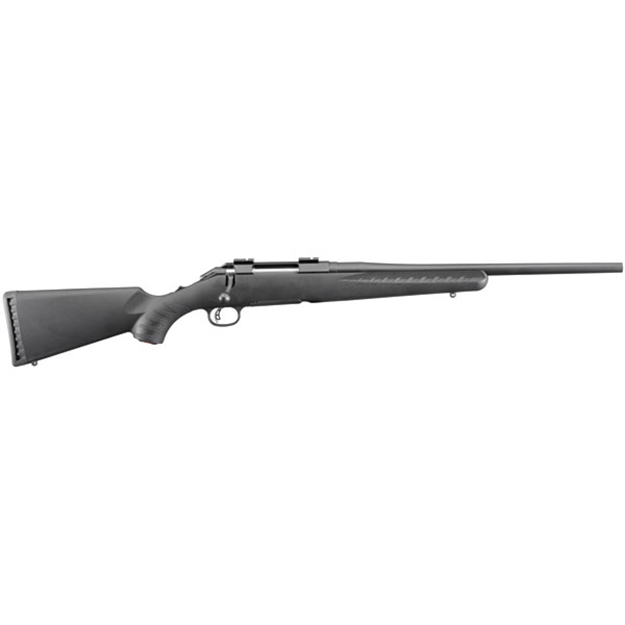 Picture of Ruger American Compact Bolt Action Rifle 7Mm-08 Rem, Rh, 18 In, Matte Blk, Syn Stk, 4+1 Rnd, Adj Trgr 6909