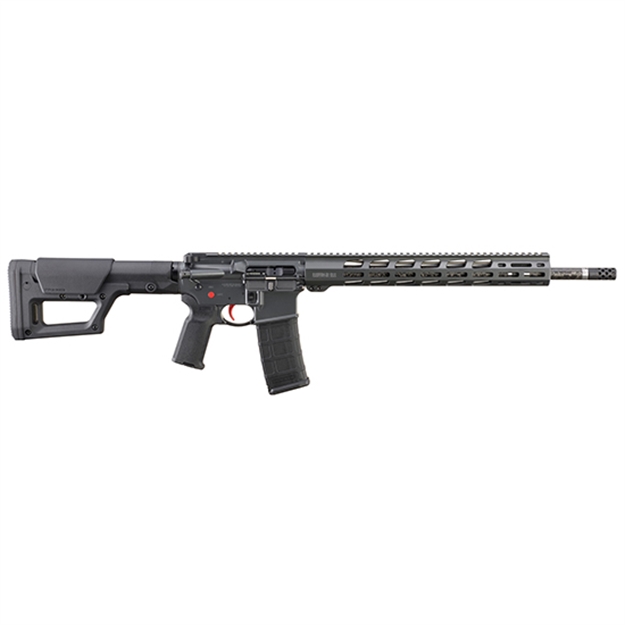 Picture of  Ruger 8548 Ar-556 Mpr  223 Wylde 30+1 18" Proof Research Carbon Fiber Barrel, Gray Rec With Red Accents, Black Magpul Prs Stock & K2 Grip