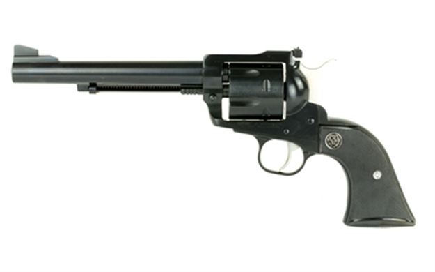 Picture of  Ruger 0316 Blackhawk  357 Mag 6 6.50" Blued Alloy Steel Barrel, Cylinder & Frame, Black Checkered Rubber Grip, Transfer Bar Safety, Exposed Hammer