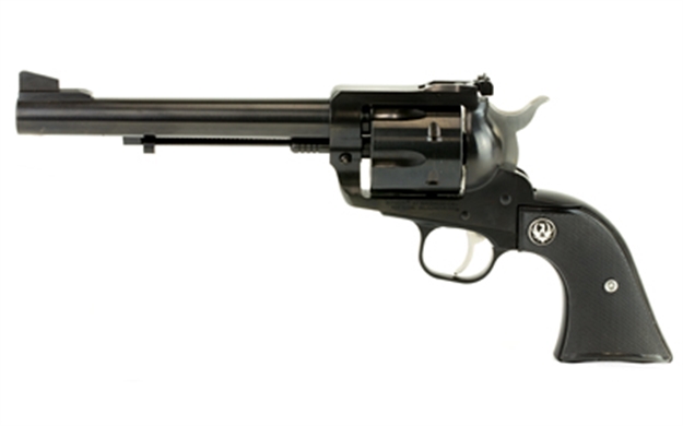 Picture of  Ruger 0406 Blackhawk  41 Rem Mag 6 Shot 6.50" Blued Alloy Steel Barrel, Cylinder & Frame, Black Checkered Rubber Grip, Transfer Bar Safety, Exposed Hammer 736676004065