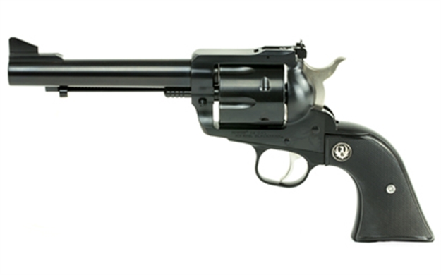 Picture of  Ruger 0463 Blackhawk Convertible 45 Acp/45 Colt (Long Colt) 6Rd 5.50" Blued Alloy Steel Barrel, Cylinder & Frame, Black Checkered Rubber Grip, Transfer Bar Safety, Exposed Hammer 736676004638