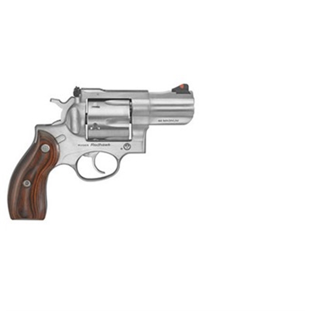 Picture of Ruger DA Revolver  44 Rem Mag 2.75"  Bbl Satin Stainless