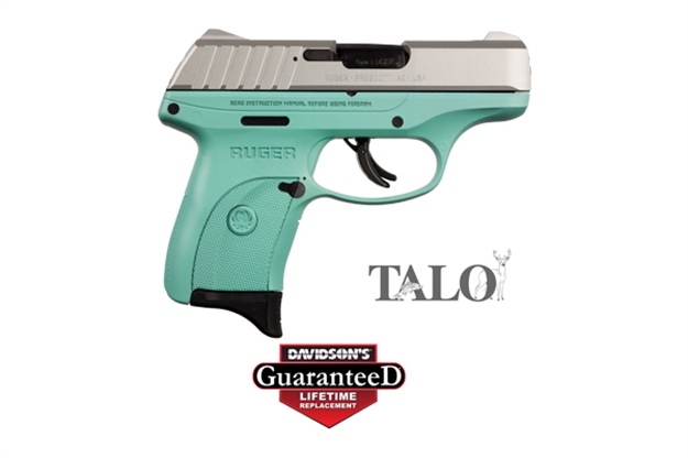 Picture of Ruger Ec9s 9Mm Luger AS 7-Shot SS Slide/Turquoise Frame < 3286 736676032860