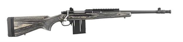 Picture of  Ruger 6803 Scout  308 Win 10+1 16.10" Matte Black Threaded Barrel, Matte Black Steel Receiver W/Picatinny Rail, Black Laminate Fixed Stock, Right Hand
