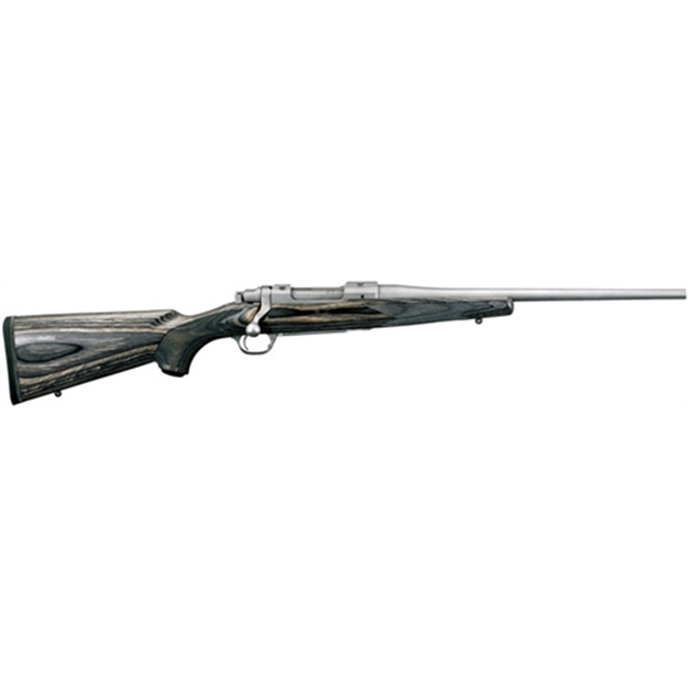 Picture of  Ruger 17107 Hawkeye  Sports South Exclusive Compact 223 Rem 4+1 16.50" Matte Stainless Steel Barrel & Receiver, Fixed Black Laminate Stock 736676171071