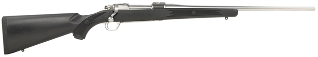 Picture of Ruger Hkm77rfp Hawkeye  300 Win Mag Caliber With 3+1 Capacity, 24" Barrel, Matte Stainless Metal Finish & Black Synthetic Stock Right Hand (Full Size)