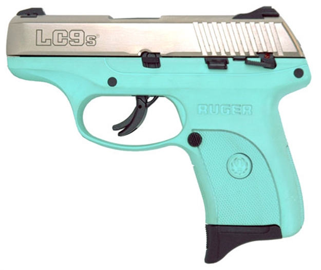 Picture of Ruger Lc9s 9Mm Luger AS 7-Shot Ss/Slide Turquoise Frm (Talo)
