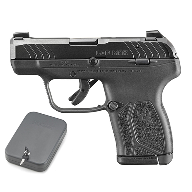 Picture of Ruger Lcp Max .380Acp Front Night Sight Blk 10Sh W/Case < 13743 736676137435
