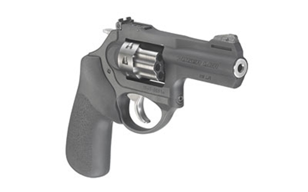 Picture of  Ruger 5435 Lcrx  22 LR 3" Matte Black Barrel, 8Rd  Pvd Finished Cylinder, Matte Black 7000-Series Aluminum Frame, Hogue Tamer Monogrip 736676054350