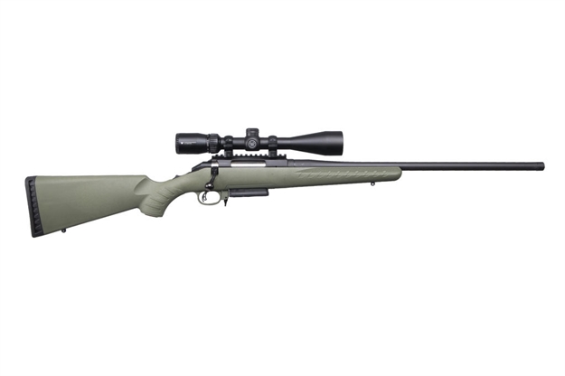 Picture of Ruger American Bolt Action Rifle Combo, 6.5 Creed, 22" Bbl, 3+1 Rnd Ai-Style Mag, Moss Green Syn Stock, Vortex 4-12X44 Scope 26953