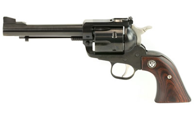 Picture of  Ruger 0810 Super Blackhawk  Large Frame 44 Rem Mag/44 Special 6Rd 5.50" Blued Alloy Steel Barrel, Cylinder & Frame, Hardwood Grip, Transfer Bar Safety, Exposed Hammer 736676008100