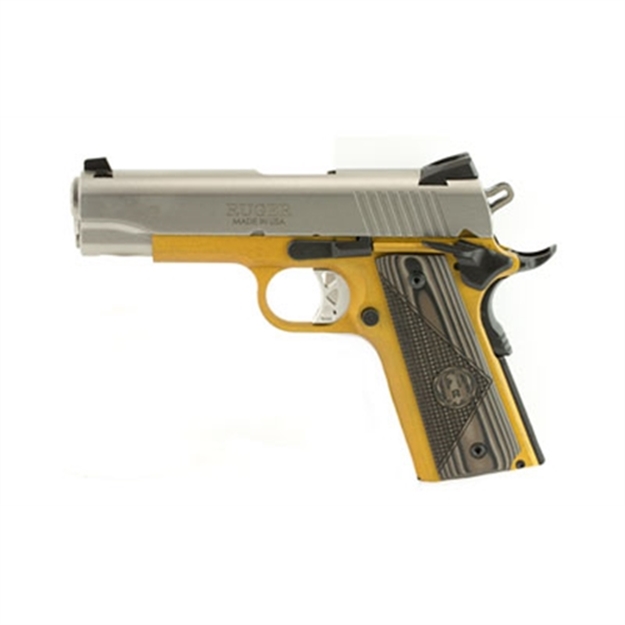 Picture of Ruger Sr1911 45Acp 4.25" Sts/Gold 7R