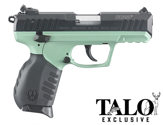 Picture of Ruger Sr22 22Lr 3.5" B AS Turquoise Frame Talo RUG 3625