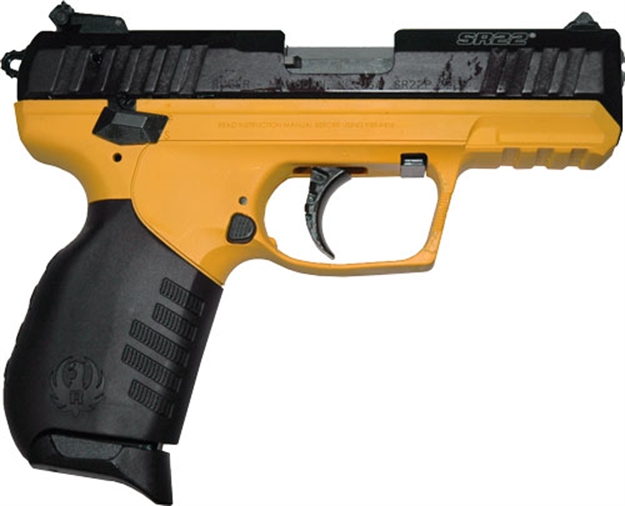 Picture of Ruger Sr22pb Contractor Yellow .22Lr 10-Shot (Talo)