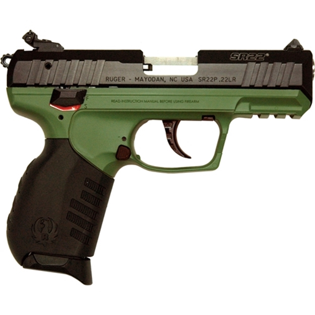 Picture of Ruger Sr22pb Farmer Green .22Lr 10-Shot
