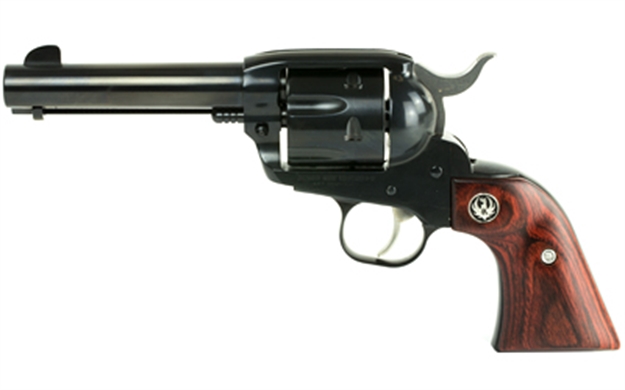 Picture of  Ruger 5107 Vaquero  Medium Frame 357 Mag/38 Special 6Rd 4.62" Blued Alloy Steel Barrel, Cylinder & Frame, Hardwood Grip, Transfer Bar Safety, Exposed Hammer 736676051076