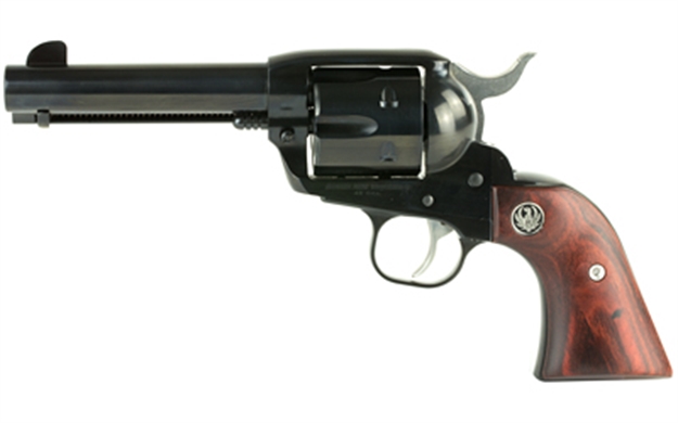 Picture of  Ruger 5102 Vaquero  Medium Frame 45 Colt (Long Colt) 6Rd 4.62" Blued Steel Barrel, Cylinder & Frame, Hardwood Grip, Transfer Bar Safety, Exposed Hammer 736676051021