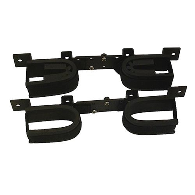 Picture of  Rugged Gear 10075 Gun Rack Overhead Black Steel Holds 2 Rifle/Shotgun