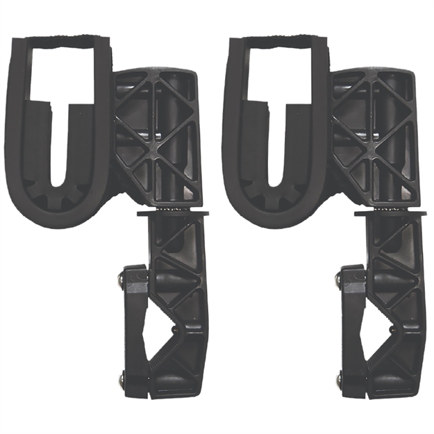 Picture of  Rugged Gear 10100 Single Hook Gun Mount  Rifle/Shotgun Black Nylon 2 Pack 786602101009