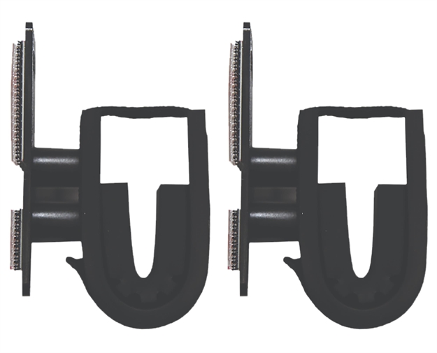 Picture of  Rugged Gear 10030 Dual Lock Gun Holder Rifle/Shotgun Black Metal 786602100309