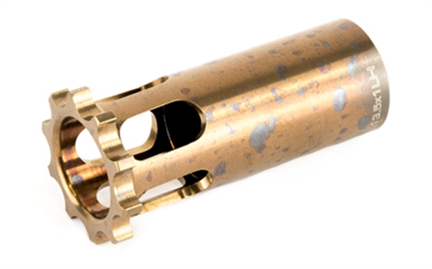 Picture of  Rugged Suppressor Op004 Suppressor Piston  M13.5X1 LH Copper 17-4 Stainless Steel