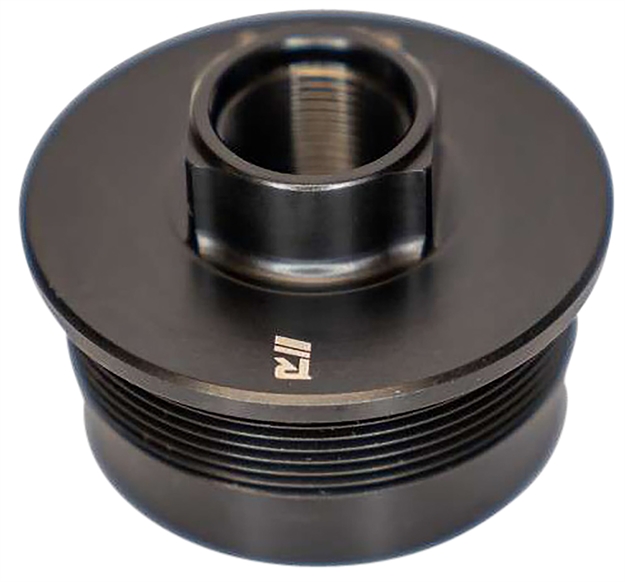 Picture of  Rugged Suppressors Dtm004 Universal Direct Thread Mount  M18x1 Tpi, Black, Fits 1.375"-24 Tpi Tube Threads 850044499076