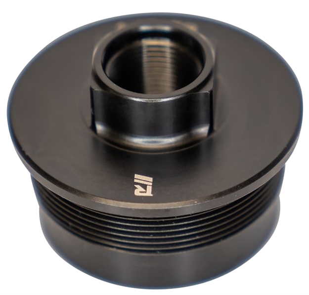 Picture of  Rugged Suppressors Dtm005 Universal Direct Thread Mount  M18x1.5 Tpi, Black, Fits 1.375"-24 Tpi Tube Threads 850044499083