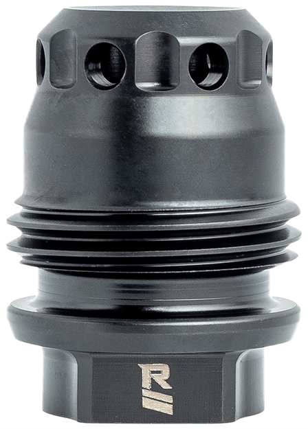 Picture of  Rugged Suppressors Mb021 M2 Brake  338 Cal (8.6Mm), 3/4"-24 Tpi, Dual  Taper Locking System, Fits R.U.M. Mount 850044499120