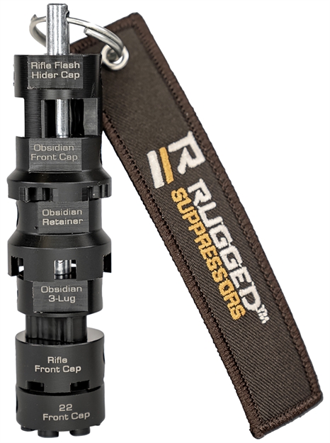 Picture of  Rugged Suppressors Rtk001 Totem Tool  (6 Piece Multi-Tool) Compatible With Most Rugged Suppressor