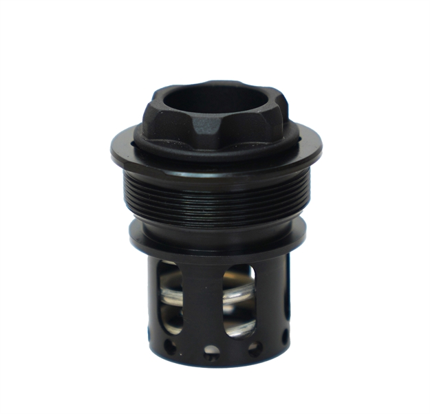 Picture of  Rugged Suppressors Cage002 Universal Cage  Black For Alaskan 360 Suppressor