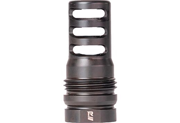 Picture of  Rugged Suppressors Mb026 3 Port Brake  338 Cal (8.6Mm), M18x1 Tpi, Dual  Taper Locking System, Fits R.U.M. Mount