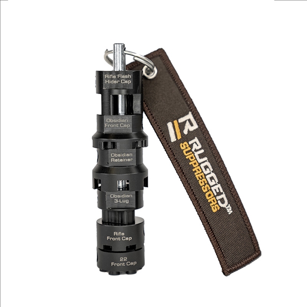 Picture of  Rugged Suppressors Rtk001 Totem Tool  (6 Piece Multi-Tool) Compatible With Most Rugged Suppressor