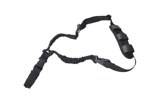 Picture of  Rukx Gear Atict1psb Tactical Single Point Sling Black Nylon Adjustable Bungee