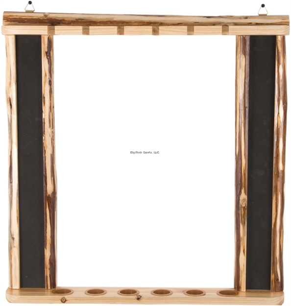 Picture of Rush Creek Fishing Rod Vertical & Horizontal Rod Storage Rack, Holds 6 Rods