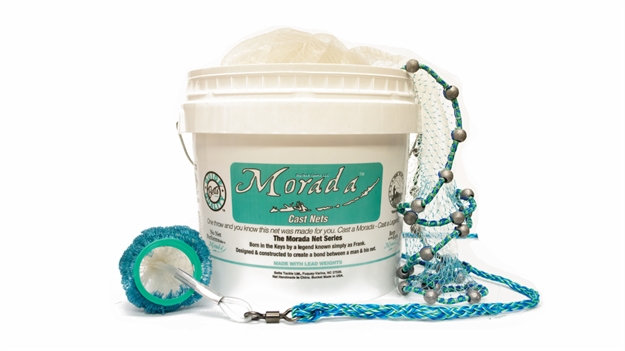 Picture of Rush Creek Morada 12 FT Mono, 1/2" Mesh 1.30 Lbs Lead  Bucket