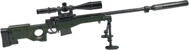 Picture of RW Minis Minis Non-Firing Cast Awm Rifle 1:5 Scale Replica 01.0005.05