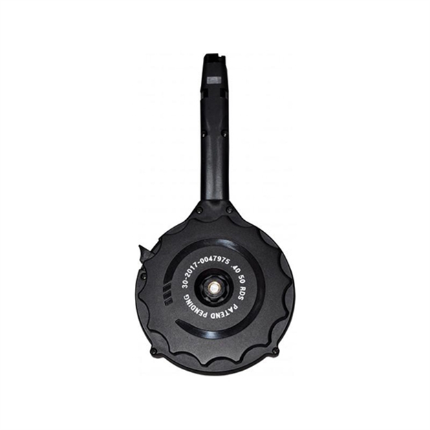 Picture of Rwb Drum Mag Glock 40Sw 50Rd Black Polymer (20) GL40SW50RD 151550015713