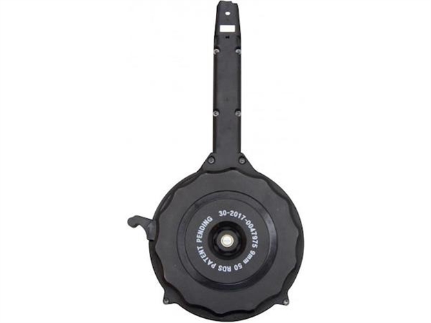 Picture of Rwb Drum Mag Glock 9Mm 50Rd Black Polymer (20) GL9MM50RD