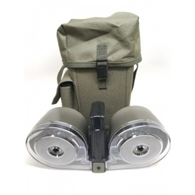 Picture of Rwb Dual Drum Mag Ar15 100Rd Odg Clear Front AR15100G