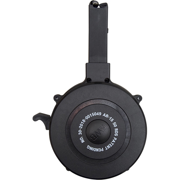 Picture of Rwb Single Drum Mag Ar15 50Rd Black Polymer (20)