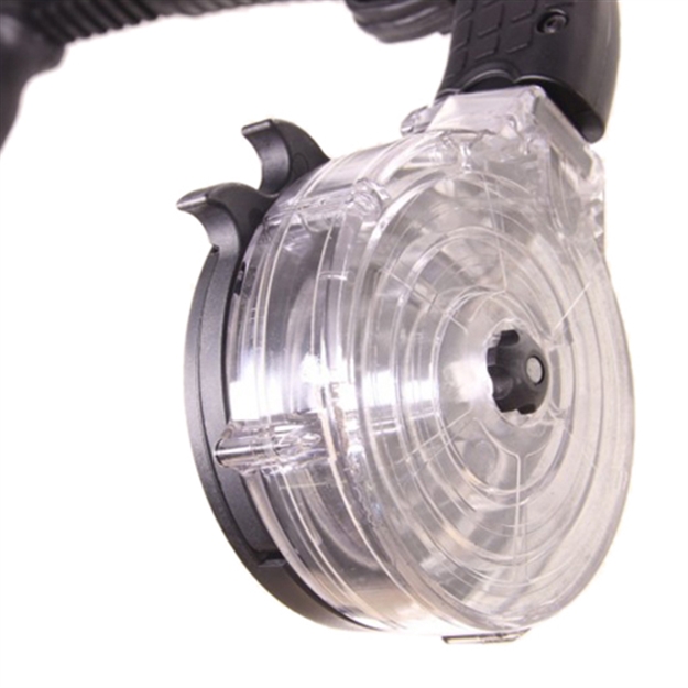 Picture of Rwb Drum Mag Glock 40Sw 50Rd Black Polymer (20) GL40SW50RD