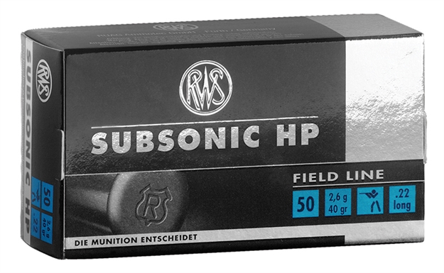 Picture of Rws   22Lr Subsonic 40Gr HP           50Pk