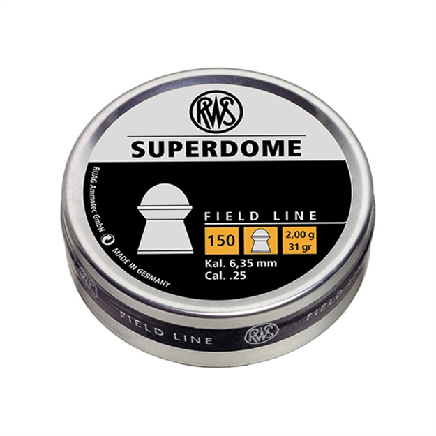 Picture of Rws Pellets 25 Superdome 31 Grain Field 150-Pack !! 2317380