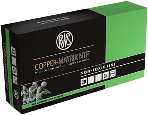 Picture of Rws 222540020 Copper Matrix 223 Rem/5.56 Nato Non-Toxic 42Gr 20Box