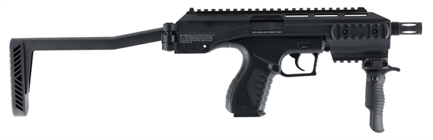 Picture of  Umarex Usa 2254824 Tac Carbine  Co2 177 BB 19+1 Shot Drop Free Magazine, Tactical Folding Fore Grip & Stock, Optics Ready