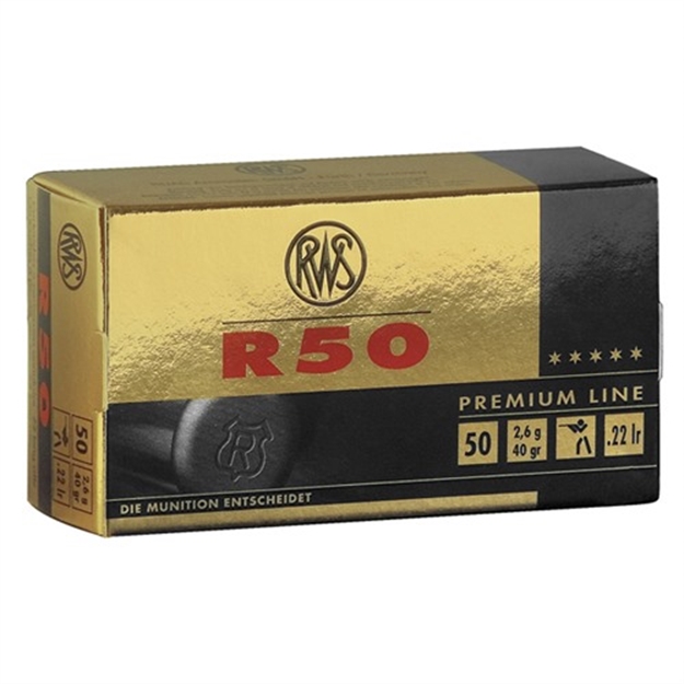 Picture of Rws .22Lr R50 40Gr Lrn C Class 50/Bx