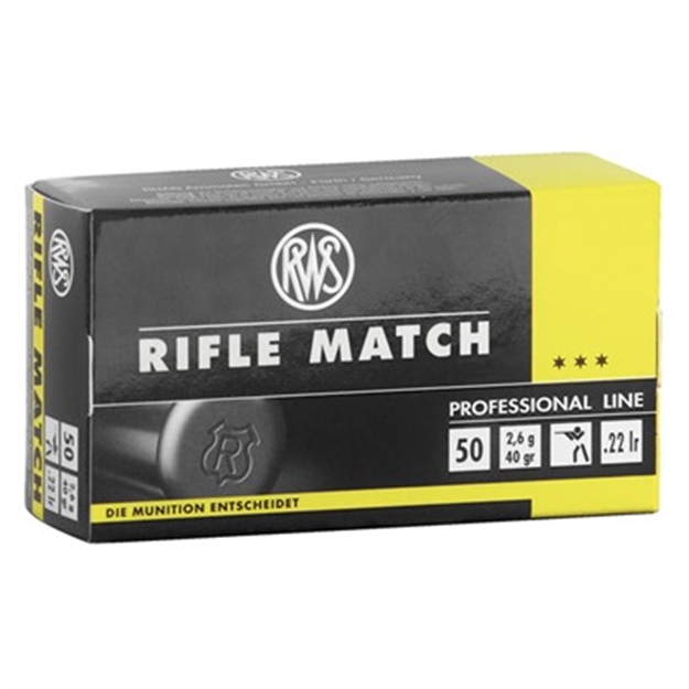 Picture of Rws .22Lr Rifle Match 40Gr 50/Bx