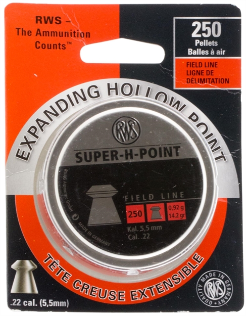 Picture of Umarex Usa 2317404 Super-H Point Field Line 22 Lead Hollow Point/ 200 Per Tin 2317382 723364174049