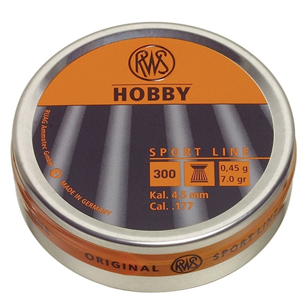 Picture of Rws Pellets 177 Hobby 7 Grain Sport Line 300-Pack 2317376
